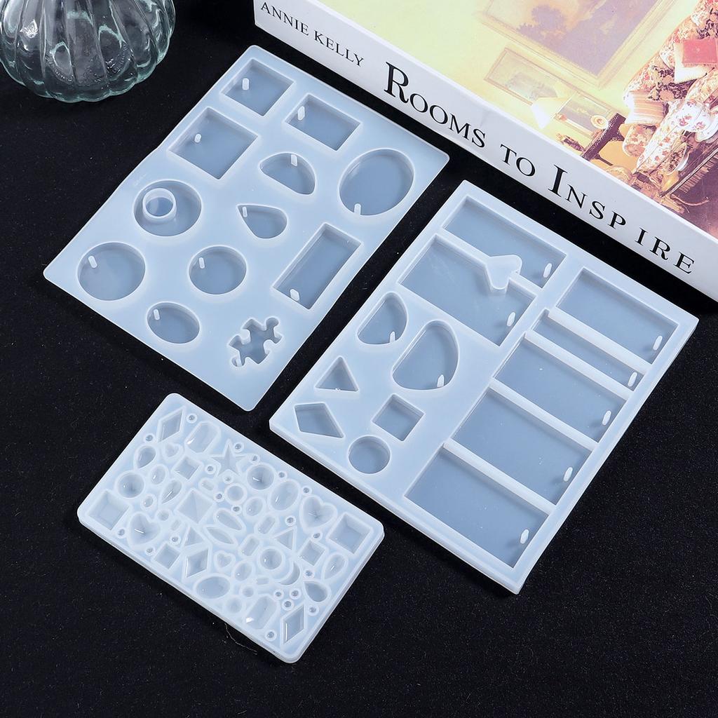 1 Pack Perforated Silicone Mold Break Apart Wax Melt Mould Easy Release Durable for DIY Crystal Dropper Handmade Jewelry