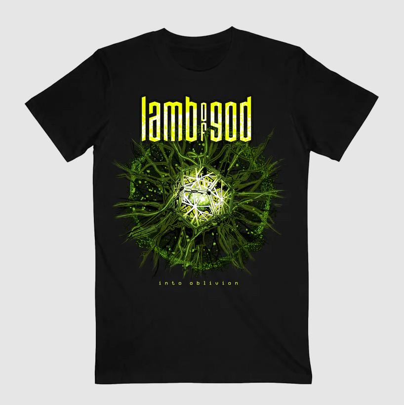 Новая футболка Lamb Of God Into Oblivion Burst Унисекс S-5XL