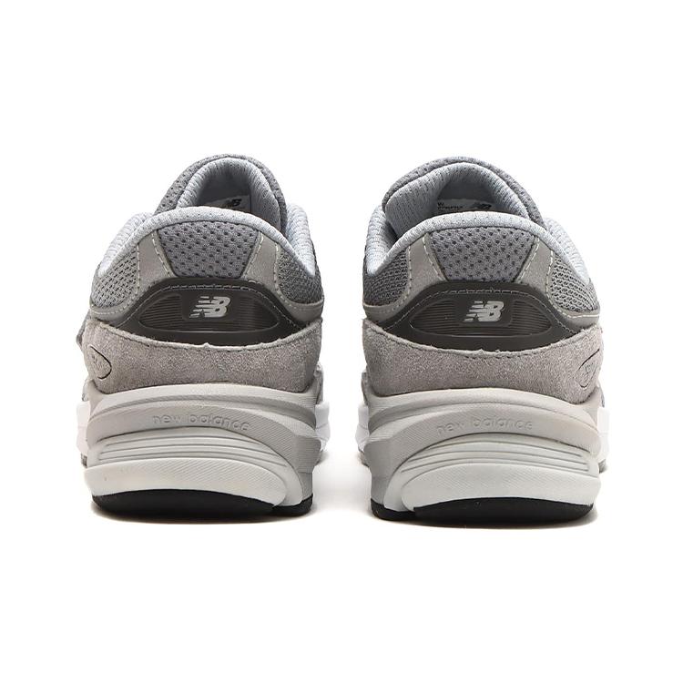 New Balance NB 990 V6 Устойчивые к истиранию Низкие детские беговые кроссовки Серые Дошкольные PV990GL6