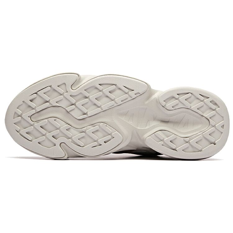 Anta Серия Lifestyle Trendy Casual Non-Slip Wear Resistance Shock Absorbing Low-Top Dad Shoes Men sneakers Gray 11918881-4