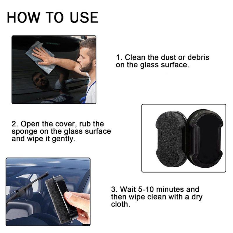 Glass Cleaning Sponge Anti Peeping Cleaning Sponge Privacy Protection And Light Isolation For Cars And Home