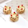 3Pcs Simulation Chocolate Cakes Miniature Food Figurine Dollhouse Accessories