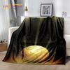 3D Football Art Cartoon Soft Plush Blanket,Flannel Blanket Throw Blanket for Living Room Bedroom Bed Sofa Picnic Cover Bettdecke