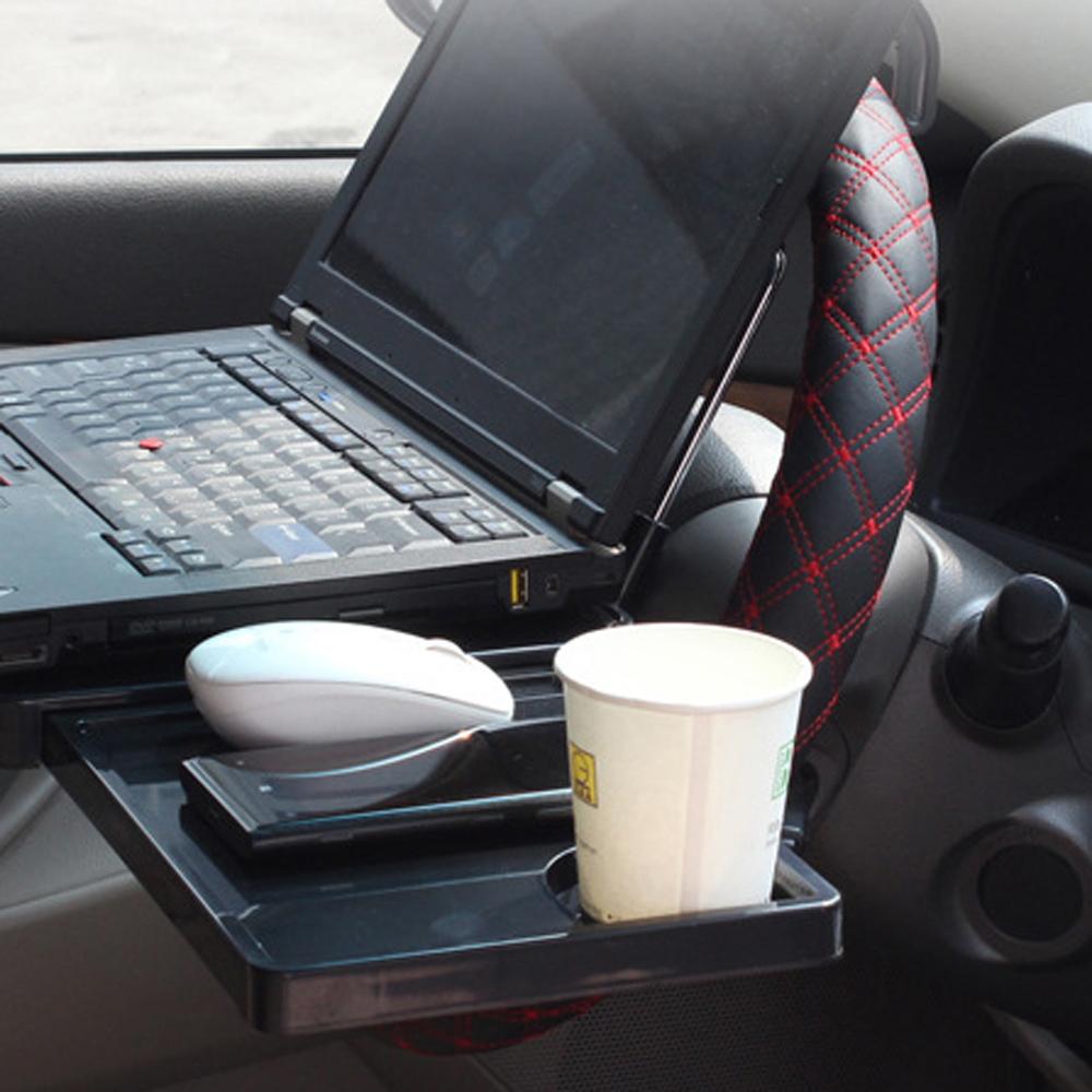 Подставка на руль автомобиля, переносной столик на заднее сиденье, подставка под подголовник с ящиком, паз для планшета, стакан для напитков