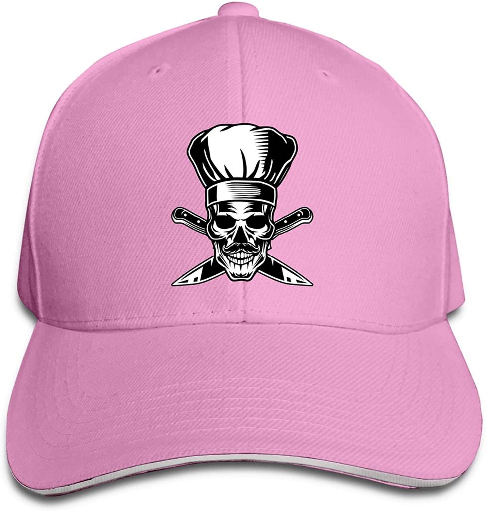 Бейсбольная кепка с черепом-шеф-поваром, кепка-сэндвич, солнцезащитные шляпы, винтажные регулируемые моющиеся кепки унисекс, кепки-дальнобойщики, шляпы для папы