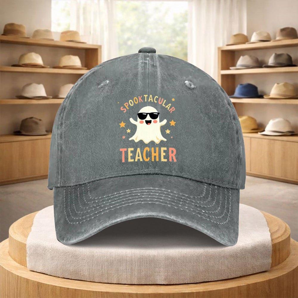 Teacher English Graphic Adjustable Baseball Cap Vintage Lightweight Unisex Streetwear Hat for Hiking Holiday Gifts
