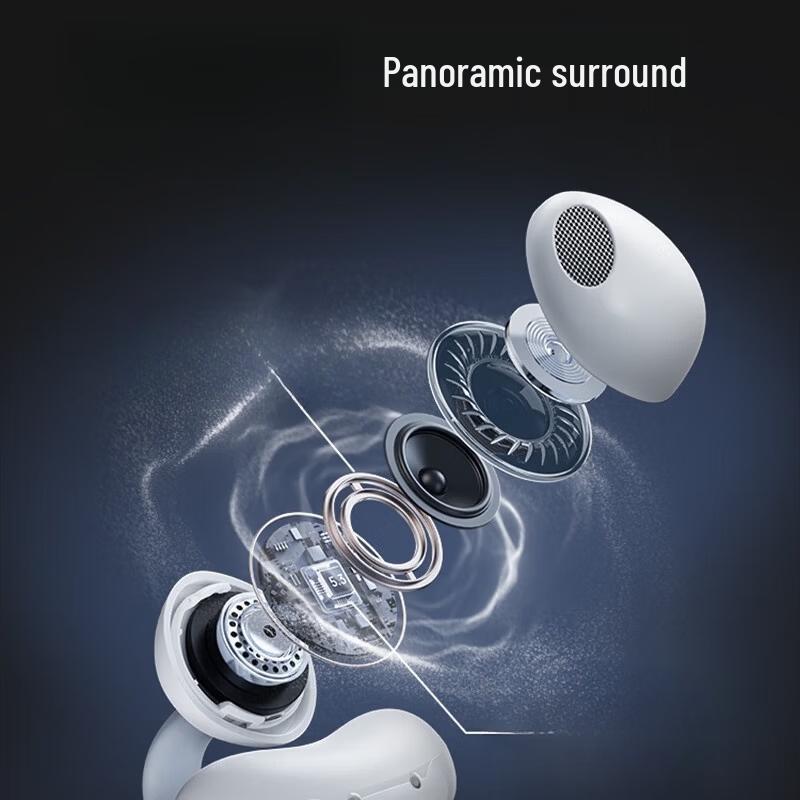 SMVP Noise-Canceling Clip-On Ear Hook Bluetooth Headphones