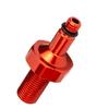 Bike Valve Adapter Conversion Tool Aluminum Alloy Rear Shock Absorber Inflatable Joint Red