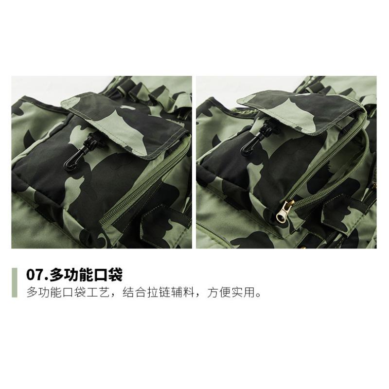 Весенне-осенний новый камуфляжный быстросохнущий жилет с несколькими сумками для мужчин, сетчатый жилет для отдыха на открытом воздухе