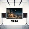 1 2D flat banner  Christmas horse trough scene background - perfect and detailed classic story decoration  party banner