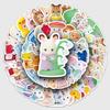 Наклейки Sanrio в стиле граффити (51 шт.) - Милые, Мультяшные, Персонализированные для Фотоальбомов, Чехлов для Телефонов, Бутылок для Воды, Блокнотов.