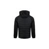 Nike Теплая однотонная спортивная тренировочная хлопковая куртка с капюшоном, мужская верхняя одежда, черная BV6299-010
