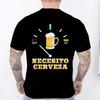 Fashion Casual T-Shirt NECESITO CERVEZA Printed Mens T-Shirt Fashion T-Shirt Summer Beer T-Shirt Fashion Casual Top