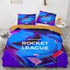 Комплект постельного белья Rocket League Покрывало для односпальной кровати Twin Full Queen King Size Car Комплект постельного белья Rocket League для мальчиков Пододеяльник