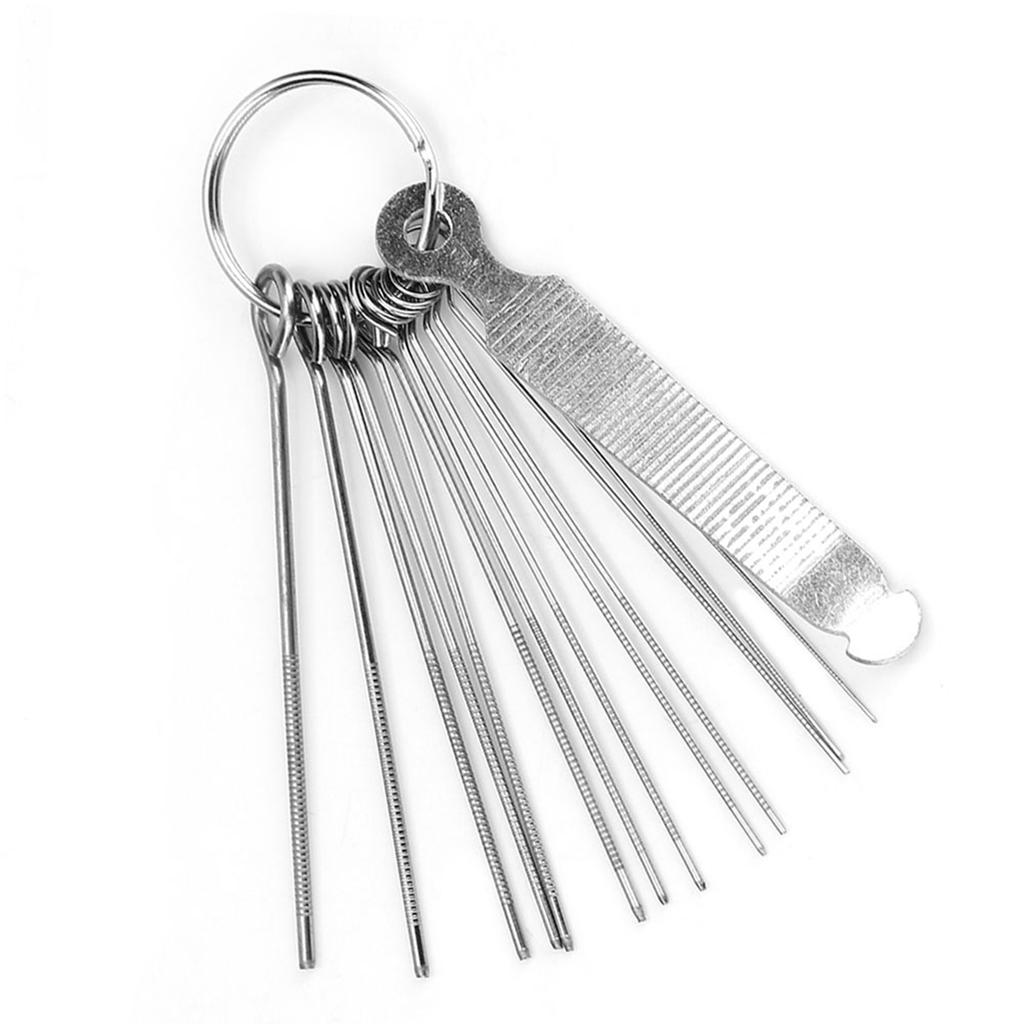 Напильники для седла для гитарного мостика, набор из 13 игл, набор инструментов, аксессуары для укулеле