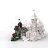 MOC средневековый замок Блауштайн резиденция герцога модульное здание DIY сборка строительные блоки игрушки детский подарок на день рождения