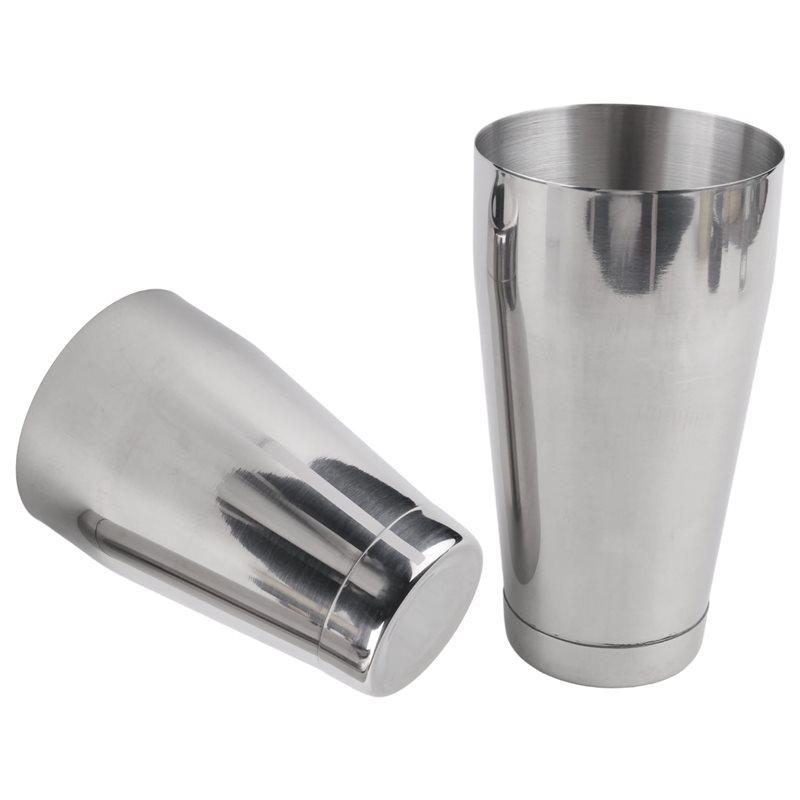 ABUL-Premium Cocktail Shaker Set-Piece Pro Boston Shaker Set. Unweighted Martini Drink Shaker Made From Stainless Steel 304