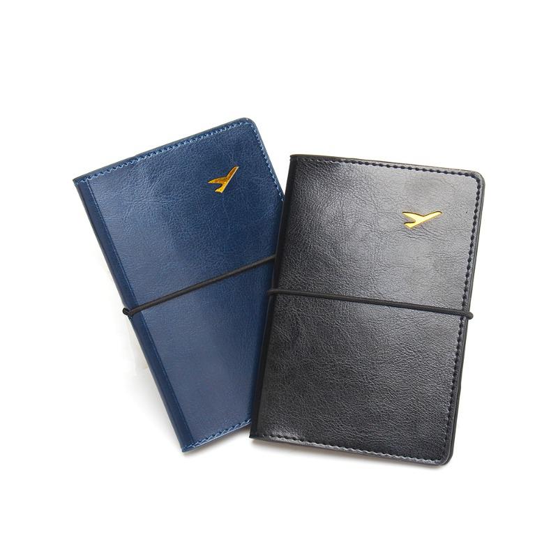 Ультралегкий Чехол для Паспорта с Летным Паспортом Эластичная Лента Чехол для Паспорта Ремешок Держатель для Билетов Держатели для ID-карт Кожаный Держатель для Паспорта