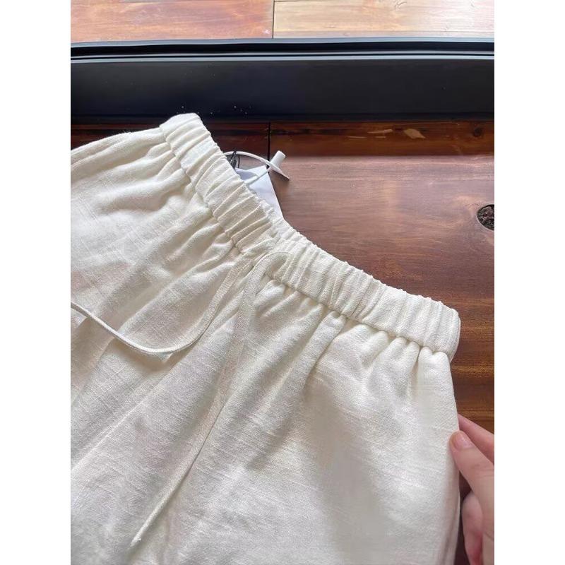 Men Old Money Style Summer Thin Straight Casual Beach Knee Length Shorts