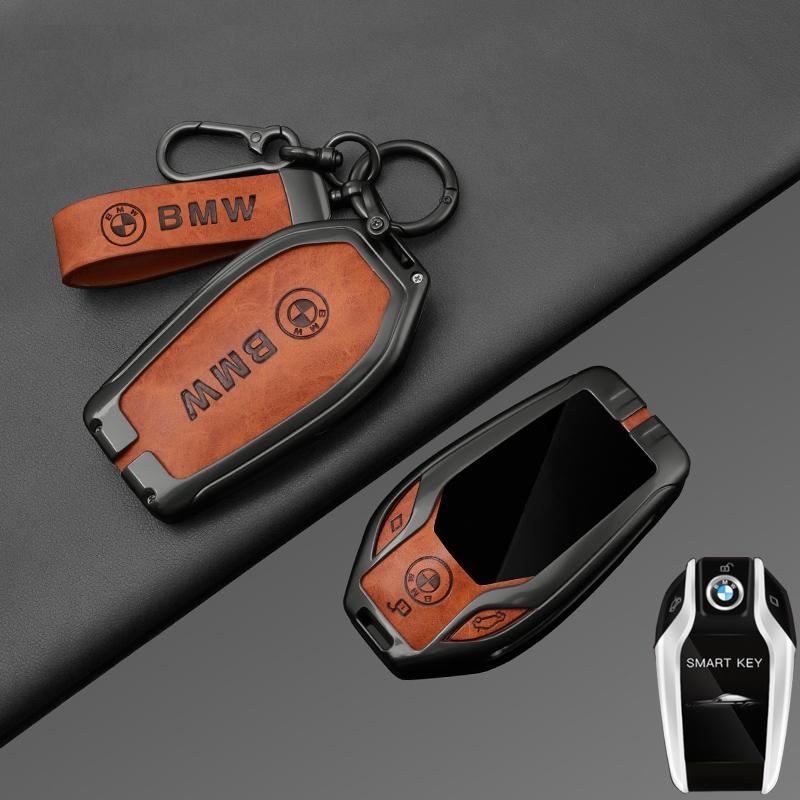 Car Key Case Cover Fob Protector Shell for BMW Display LED 5 7 series G11 G12 G30 G31 G32 i8 I12 I15 G01 X3 G02 X4 G05 X5 G07 X7 dnsh52