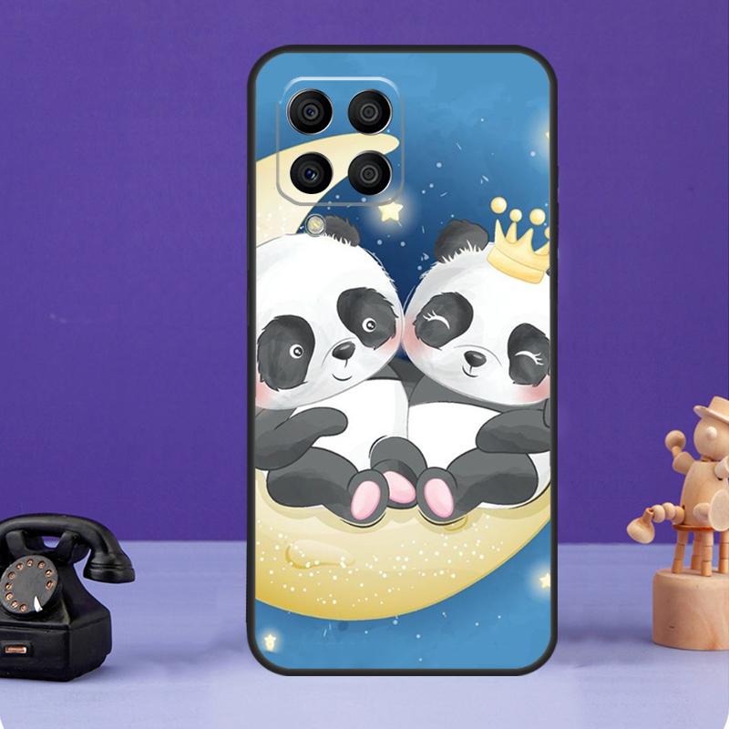 Милый чехол с изображением малыша-панды для Samsung Galaxy M55 M21 M31 M51 M12 M32 M52 M20 M13 M23 M33 M53 M14 M34 M54 M30s