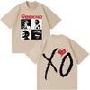 Унисекс Повседневная футболка с круглым вырезом с принтом тура The Weeknd After Hours Til Dawn 2026 Стиль Харадзюку Топ с коротким рукавом Футболка