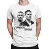 Хлопковая футболка Prison Break для унисекс, летняя, с иллюстрацией, Y2K, забавные футболки, с круглым вырезом, Харадзюку, больших размеров, одежда с принтом