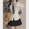 Белая рубашка JK Style Slim Fit с длинными рукавами и лямками - Pure Desire College Look