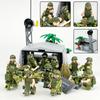 1605A-1605F Military Operation Command Center Defense Bunker Building Block Model Toy