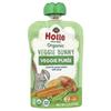 Holle Organic Veggie Puree, Veggie Bunny, 6 Months+, Carrots and Sweet Potatoes with Peas, 3.5 Oz (100 G)