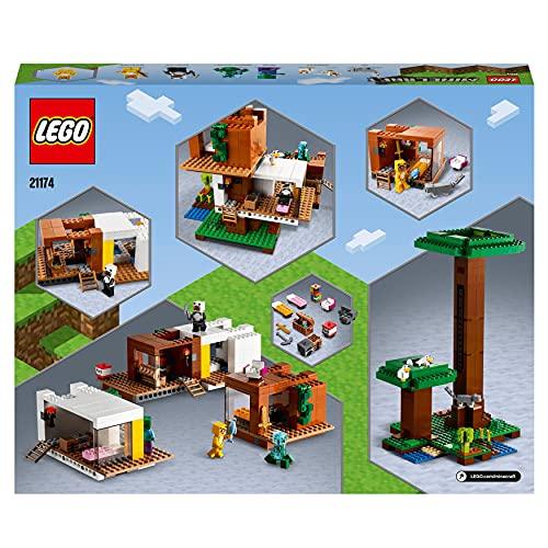 LEGO Minecraft Домик на дереве 21174, Игрушка, Блоки, Видеоигра, Дом, Для мальчиков и девочек, Возраст 9 лет и старше