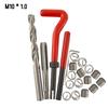 30Pcs Metric Thread Repair Insert Kit M5 M6 M8 M10 M12 M14 Helicoil Car Pro Coil Tool M6 * 1.0