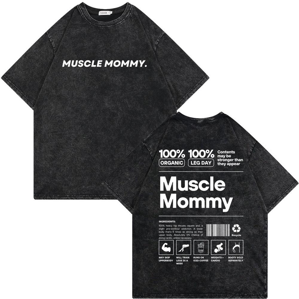 Vintage Washed Old Skeleton Gym Pump Cover Tshirts Male Oversized T Shirt Men Women Funny Fitness Workout Bodybuilding Tshirt