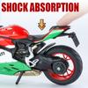 1/12 Ducati 1199 Panigale Собранная версия Модель мотоцикла Игрушечная коллекция транспортных средств Амортизатор Внедорожный автомобиль Игрушка