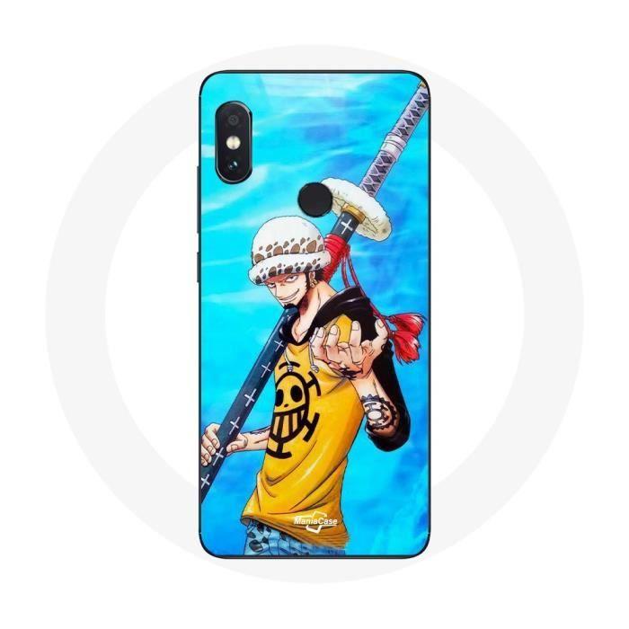 Чехол для Xiaomi Redmi Note 5 AI Dual Camera One Piece Манга Трафальгар Ло меч