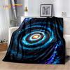 Universe Space Stars Black Hole Galaxy Earth Milky Way Soft Blanket,Soft Throw Blanket for Home Bedroom Bed Sofa Cover kid Gift