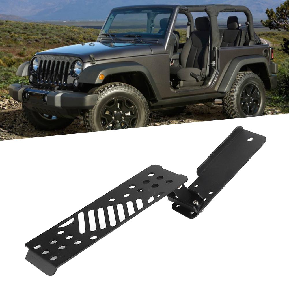 Car Foot Rest Pedal Interior Door Footrests Fit for Jeep Wrangler JK & Unlimited 2018