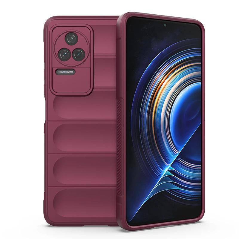 Для Xiaomi Redmi K40S 5G задняя крышка телефона чехол мягкий жидкий силикон противоударный защитный чехол Funda Coque