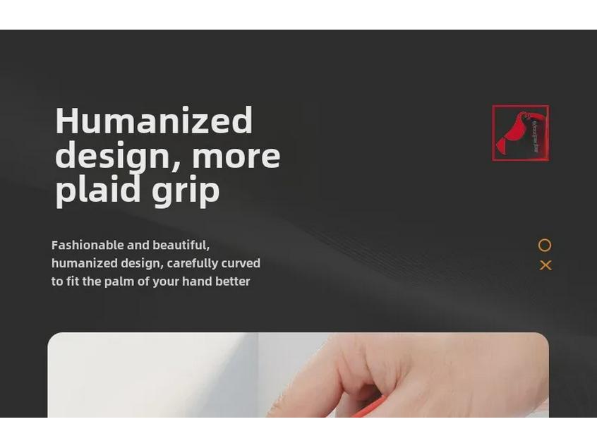 Нож Woodpecker 25 мм, прочный, для резки бумаги, кожи и обоев