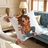 DDaisuke Anime MMouthwashingS Anime Pillow Case Antidustmite Pillowcase Invisible zipper silky short plush Sofa cushion cover