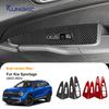 Настоящее мягкое углеволокно для KIA Sportage 2024 2025 LHD Отделка панели подъема кнопок стеклоподъемников автомобиля Наклейка Аксессуары для интерьера