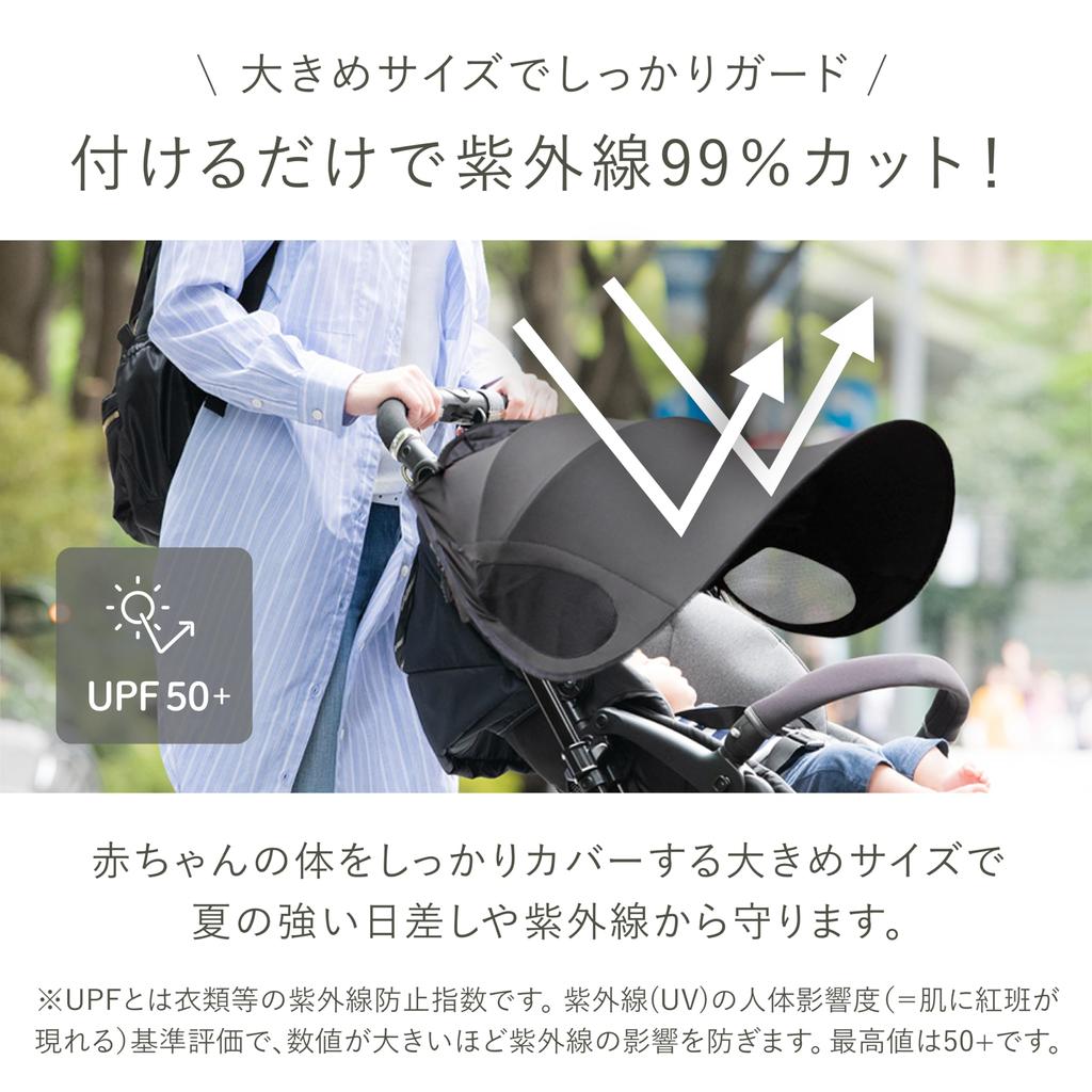 Солнцезащитный козырек для коляски типа B, модификация солнцезащитного козырька типа A, складной, большой, большой, простая установка, предотвращение перегрева, предотвращение теплового удара