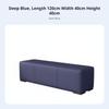 Backless Ottoman Bench Soft Seating Upholstered End-of-Bed Bench Versatile Versatile Design for Families, Rest Area, Bedroom