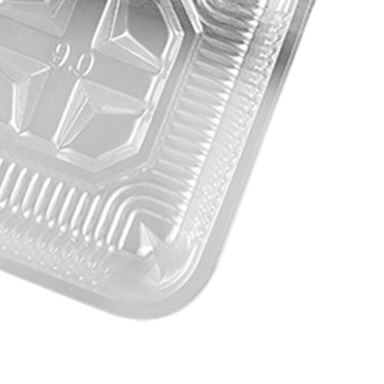 100шт безопасный квадратной формы милый прочный прозрачный контейнер для печенья и конфет контейнер для торта