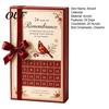 Acrylic Hanging Ornaments Red Bird Christmas 24-Day Countdown Calendar, 2D Holiday Home Ornament Advent Tree Decoration, Gift for Lovers Commemorative