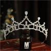Korean Bridal Crown Wedding Headdress Birthday Dinner Crystal Hair Accessories Headband Photo Studio Accessories Crown