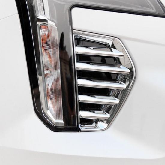 Для Cadillac XT4 2018 - Хромированная накладка на решетку противотуманной фары, 2 шт.