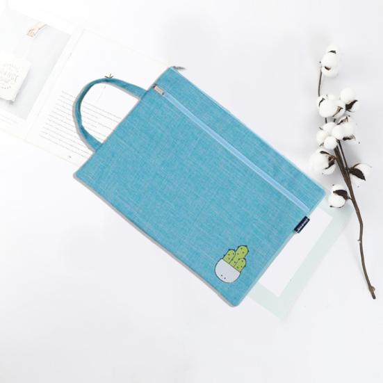 Многослойная сумка для файлов, портативный держатель для документов формата А4 с гладкой застежкой-молнией для бизнес-школы