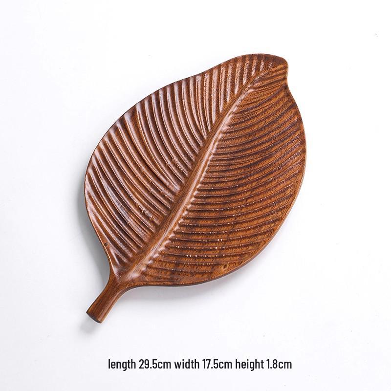 Универсальный поднос из японского ореха – Идеально подходит для подачи чая, фруктов или пиццы в отелях