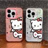 Cute Hello Kitty Casing For Iphone 17 Air 17 Pro Max 1615 14 11 12 13 Pro Max 16 Plus 16e 13 Mini Lovely Cartoon Hard Phone Case